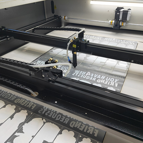 Vision Laser Cutting Machine For Plastic