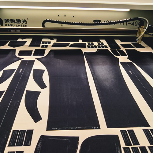 Cotton Fabric on Laser Cutting Machine