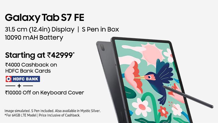 Samsung Launches Galaxy Tab S7 FE