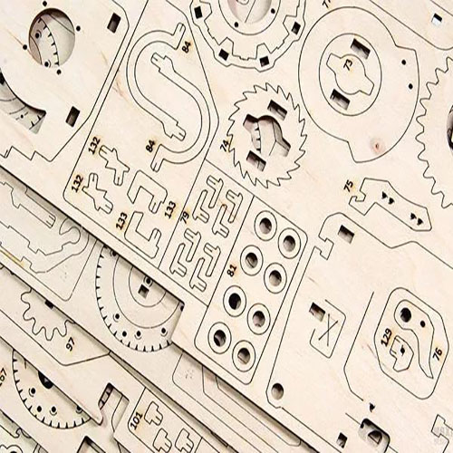 Wood Plywood and Bamboo Cutting Sample 26 - KASU Laser